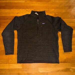 Dark Gray Patagonia Quarter-Zip Pullover